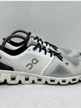 On Running Cloud Women’ Sneakers - White, Grey, and Black